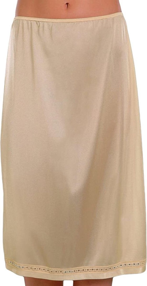 Onderrok 100% polyester HUID !!! antistatisch maat 46 Cybele