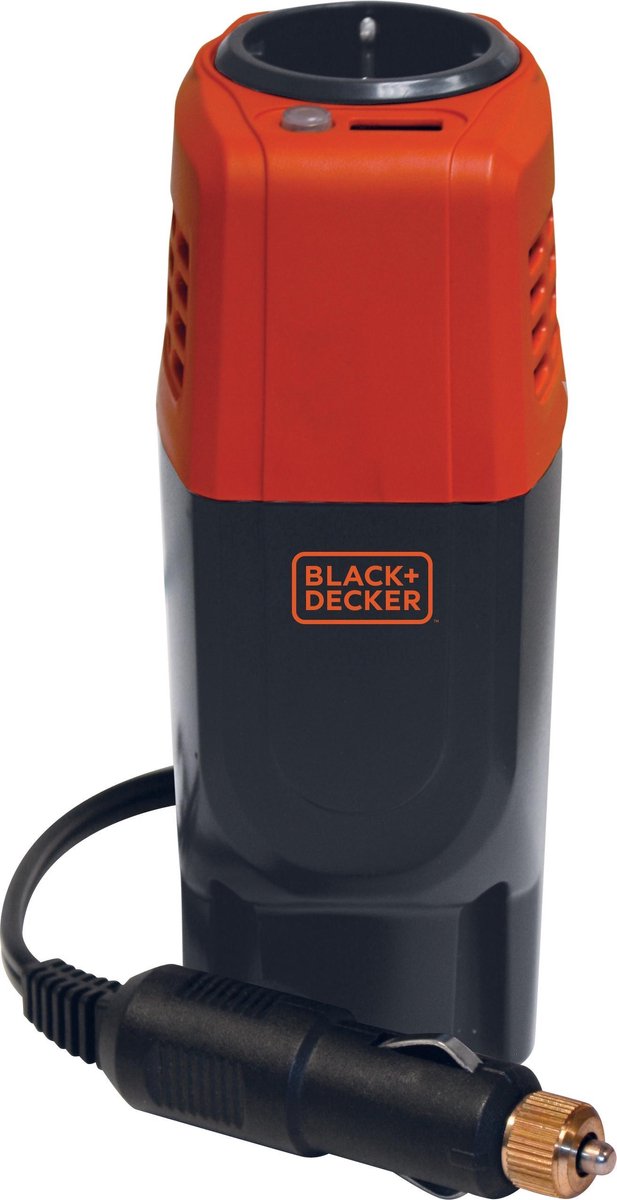 BLACK+DECKER Omvormer Bdpc100c 12-230v 100 Watt Oranje