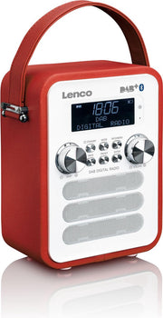 Lenco PDR-050RD - DAB+ Radio met Subwoofer