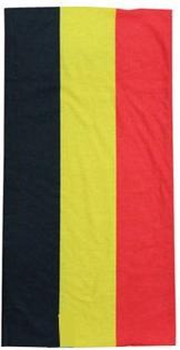 België Bandana En Sjaal 2 In 1 Rood/geel/zwart