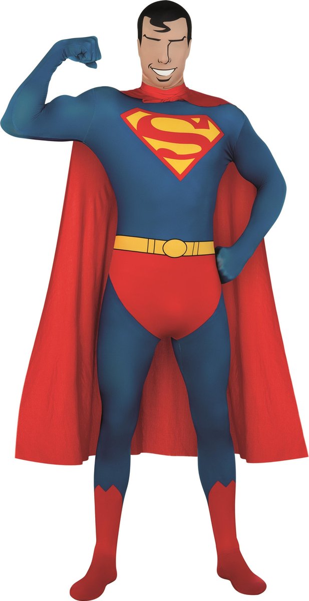 2nd Skin Superman - Kostuum Volwassenen - Maat XL - 56/58