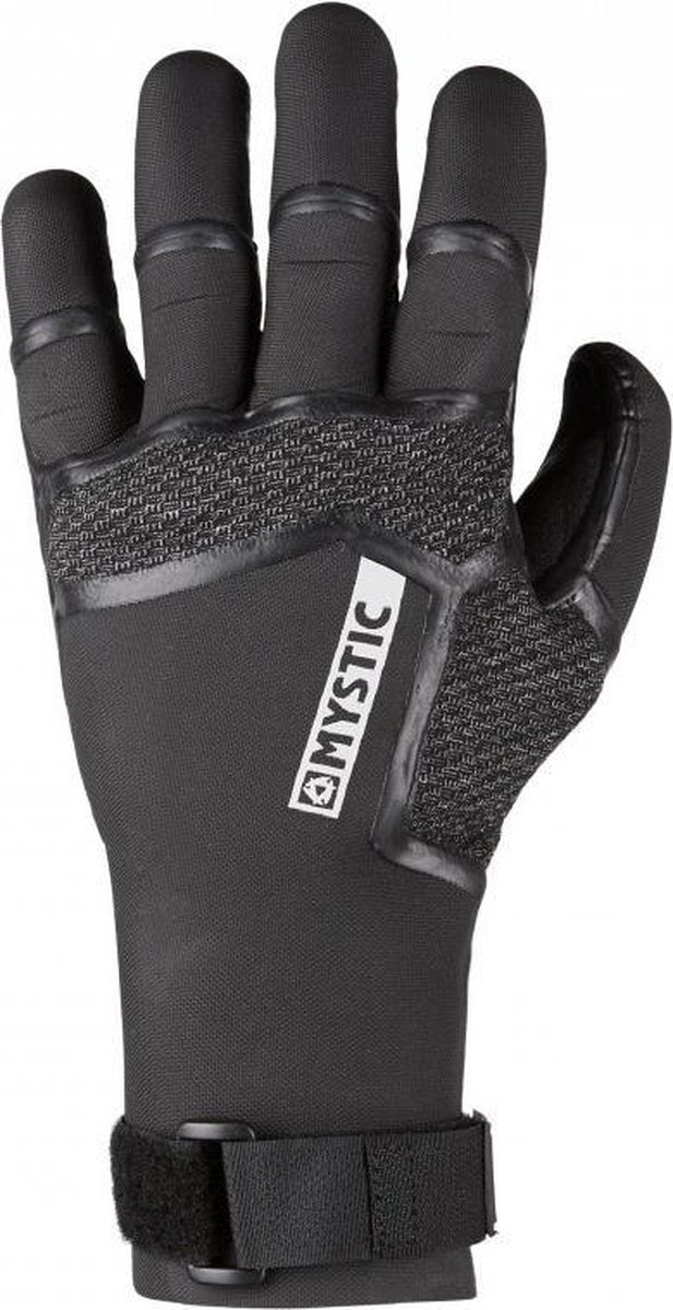 Mystic Neopreen Handschoenen Supreme Glove 5mm 5Finger Precurved - Black L