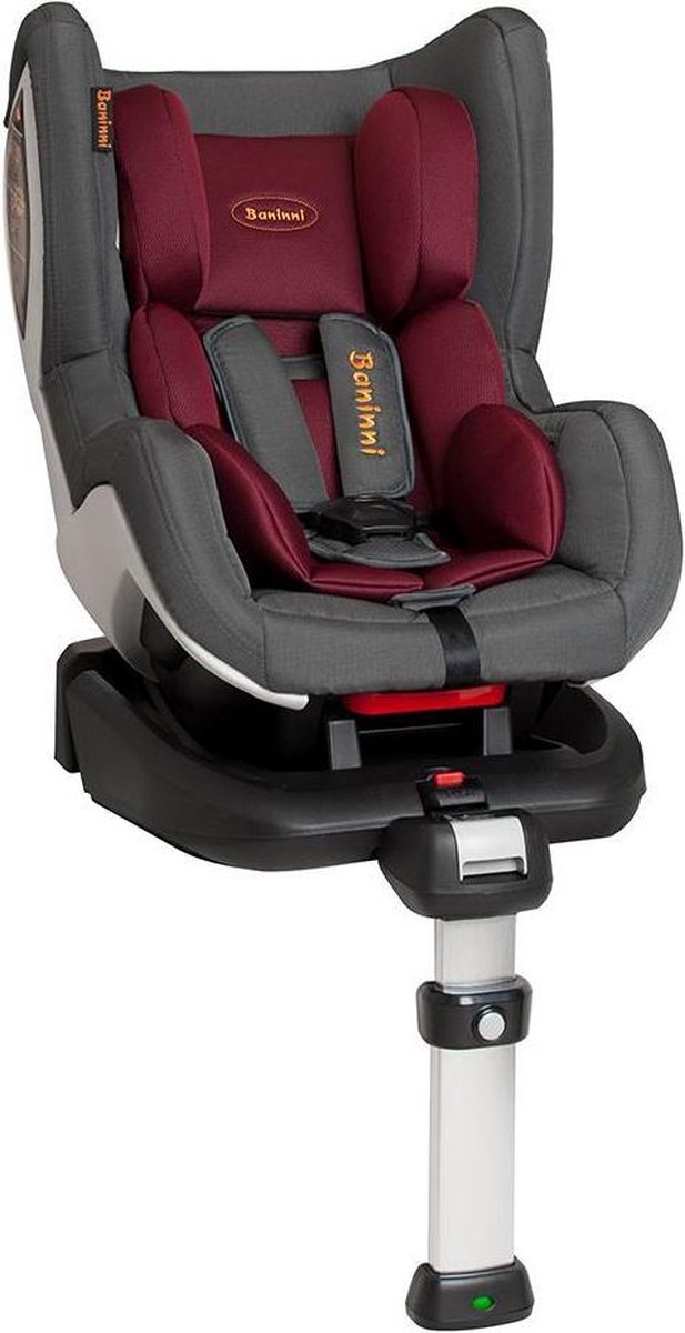 Autostoel Baninni Impero Isofix Red-Gray (0-18kg)