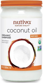 Nutiva Organic Coconut Oil Refined - 23 fl oz (680 ml)