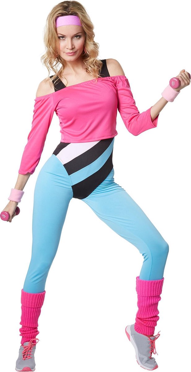dressforfun - Aerobicster XL  - verkleedkleding kostuum halloween verkleden feestkleding carnavalskleding carnaval feestkledij partykleding - 302751