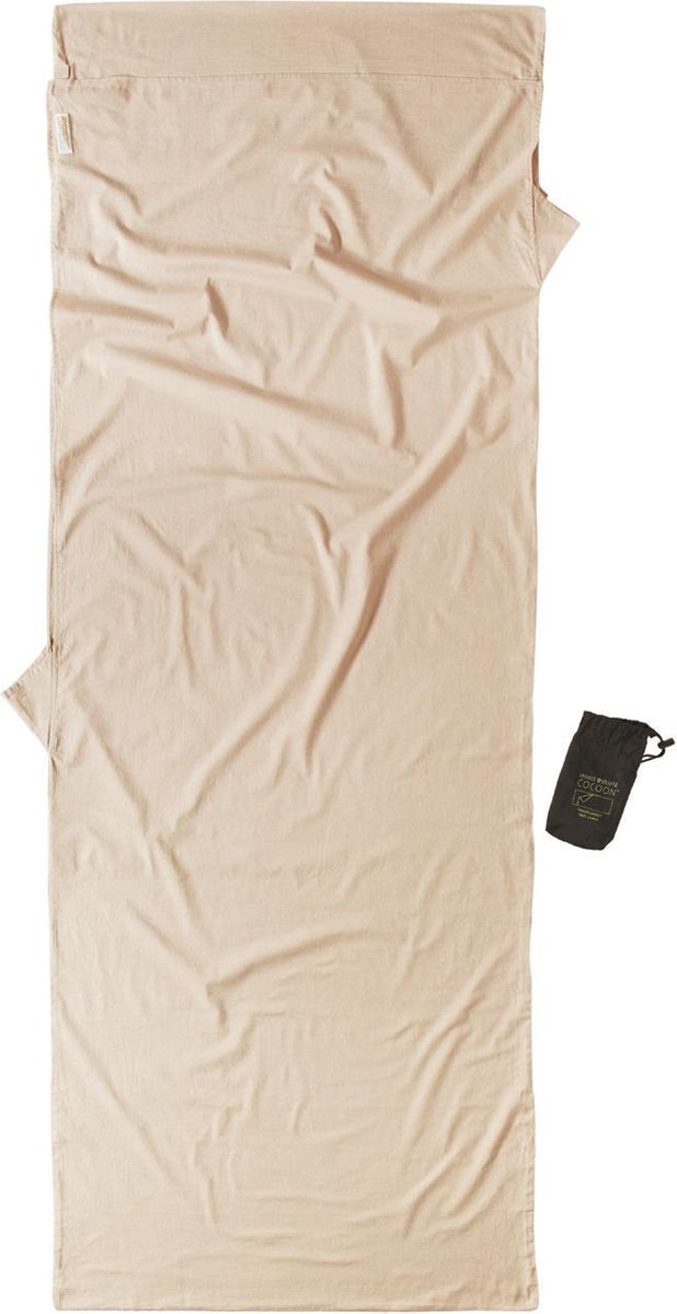Cocoon TravelSheet - Lakenzak - Katoen - Beige