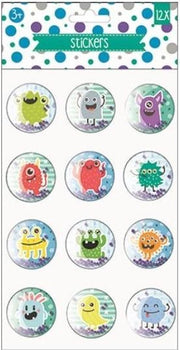 W&o Stickervel 3d Monster Junior 27