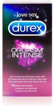 Bundle - Durex - Durex Orgasm Intense Condooms - 10 Stuks met glijmiddel