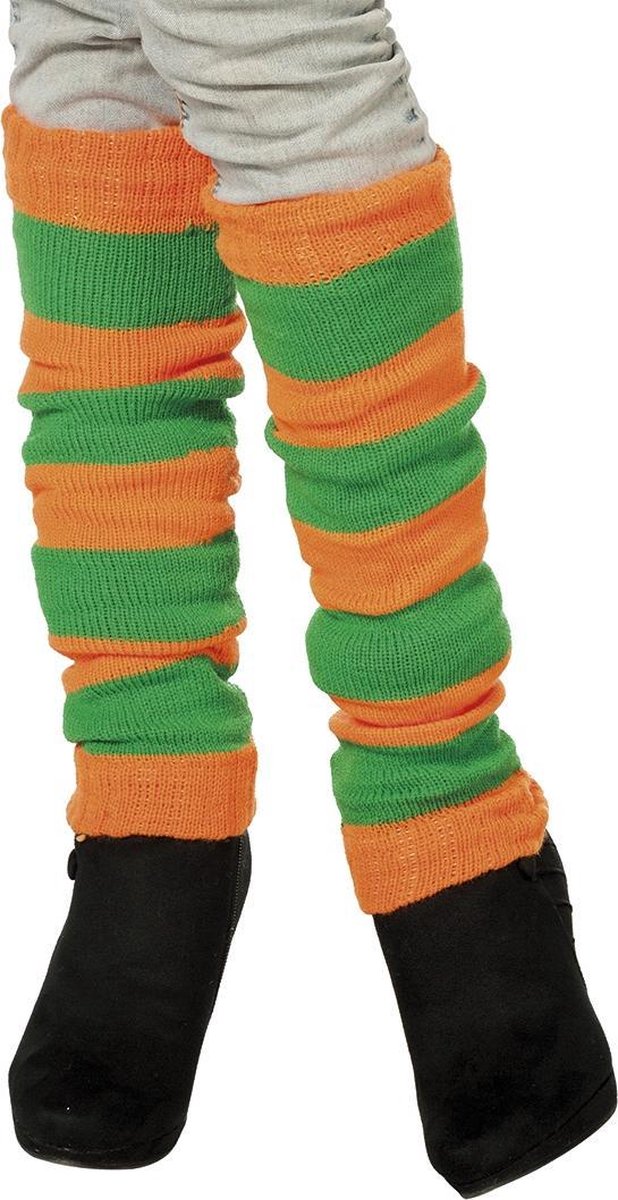Beenwarmers oranje/groen