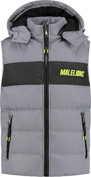 Malelions Sport Nium Bodywarmer - Grey/Lime - L