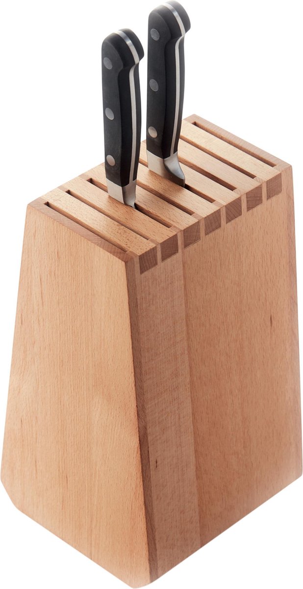 Point-Virgule - Messenblok uit Beuk - Designed by Mathias De Ferm - 16 x 15 x 27 cm