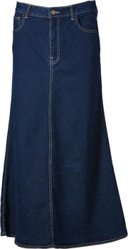 Damesrok denim lang | Maat 46