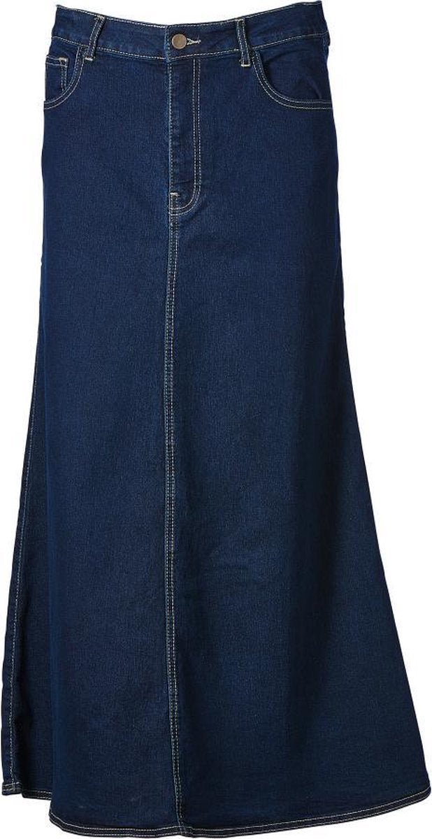 Damesrok denim lang | Maat 46