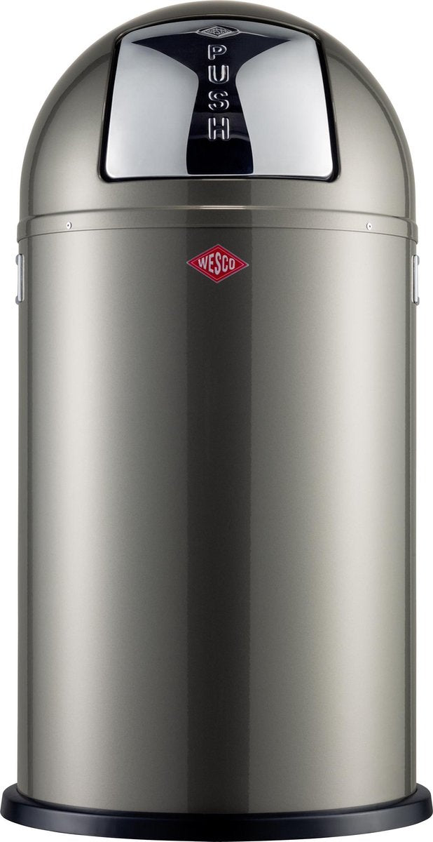 Wesco Pushboy  Afvalemmer - 50 l - Grafiet