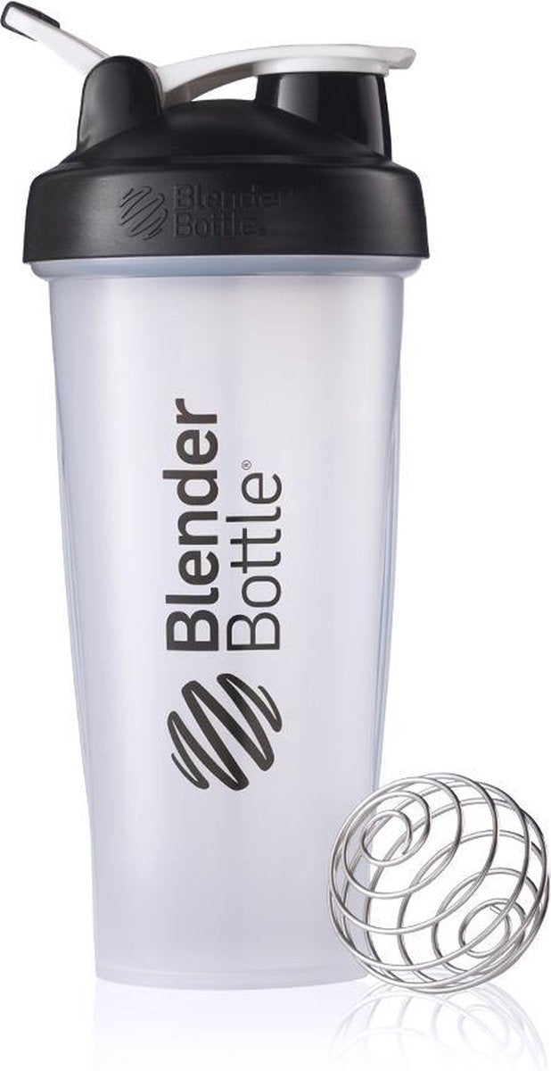 BlenderBottle Classic met oog - Eiwitshaker / Bidon - 820ml - Transparant bottle