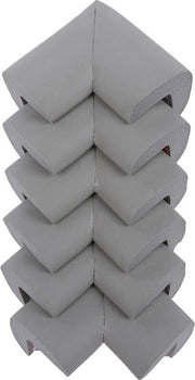 Foam Tafel Hoekbeschermers - Set van 24 Stuks - Beschermhoeken - Tafelhoek Beschermers - Baby Peuter en Kind - Grijs