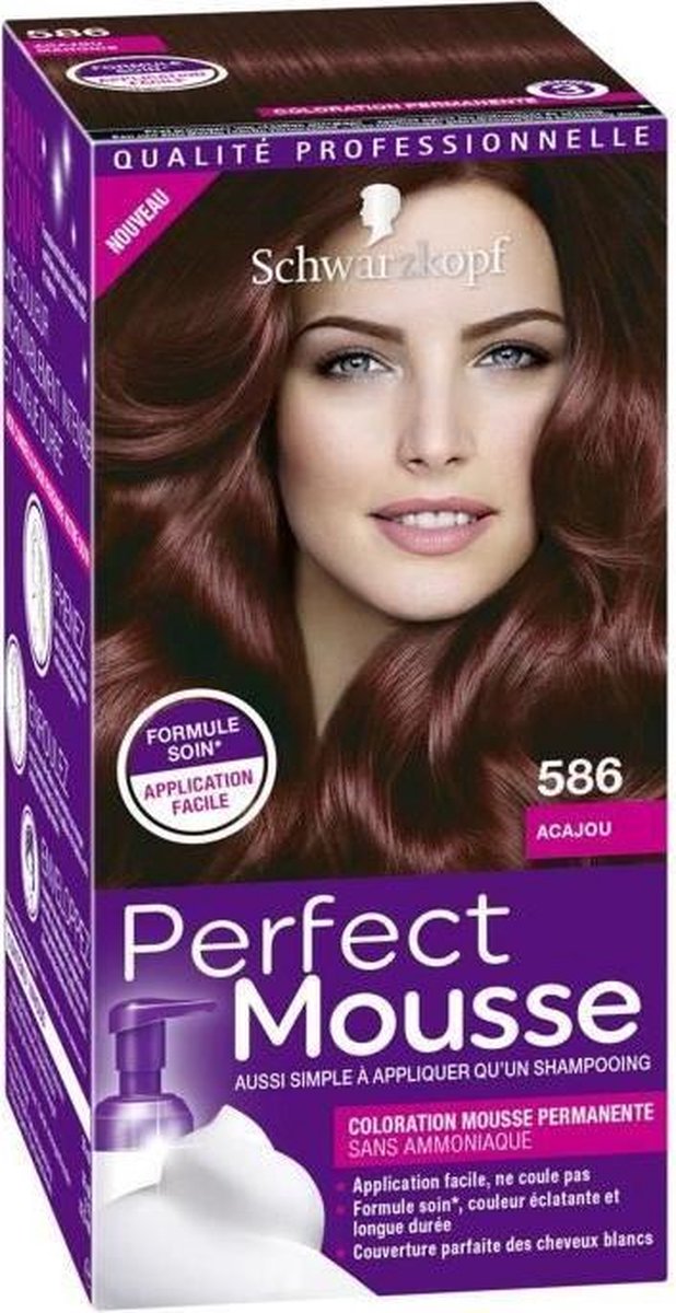 SCHWARZKOPF Permanente haar perfecte mousse - Mahonie 586