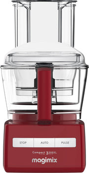 Magimix - CS 3200 XL - Foodprocessor - Rood - Inductiemotor - Professionele messen - 30 jaar motorgarantie