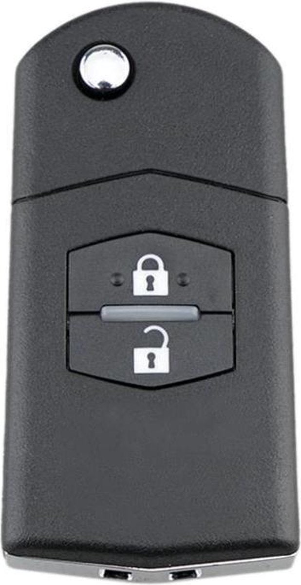 Autosleutel 2 knoppen klapsleutel geschikt voor Mazda sleutel MX5 / Mazda 2 / 3 / 5 / 6 / Mazda RX8 / mazda sleutel behuizing.