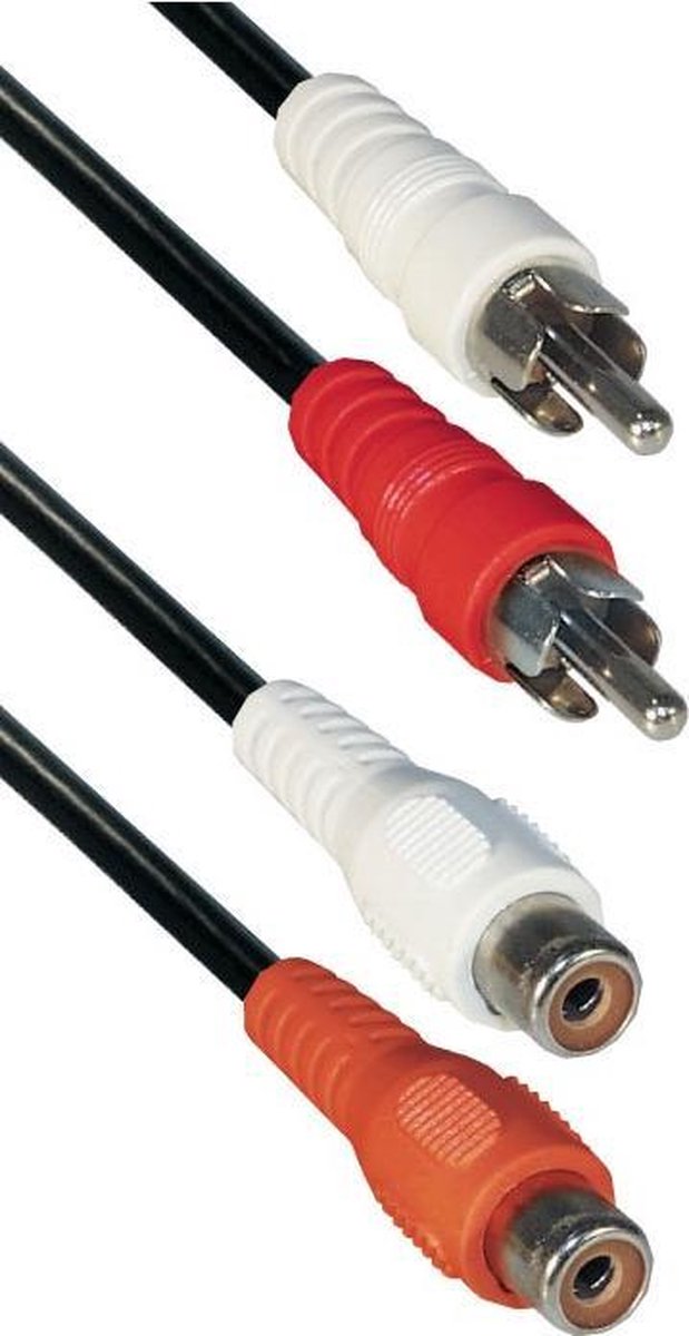Eenvoudige tulp stereo 2RCA verlengkabel - 15 meter