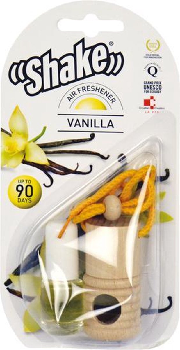 Shake Auto Luchtverfrisser - Autoparfum - Autogeur - Vanilla