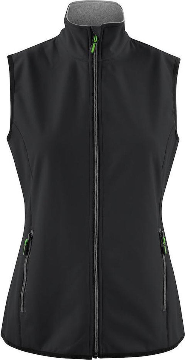 Printer Softshell Bodywarmer Vest Trial Lady 2261060 Zwart - Maat S