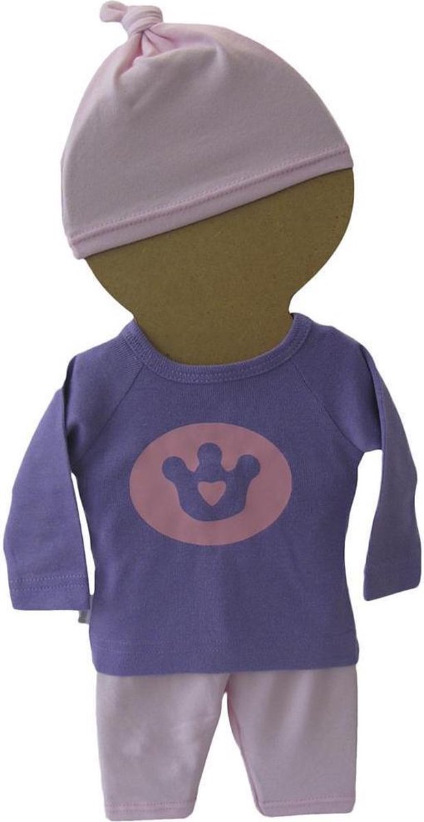 Amelius Meisjeskledingset - Babyroze / Lila - Maat 42