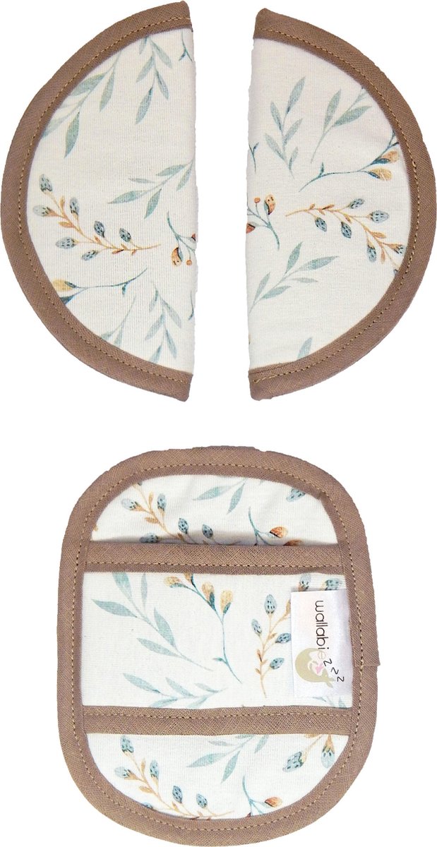 Wallabiezzz - Gordelbeschermers Maxi Cosi - Wilg Mint