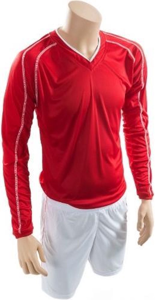 Precision Voetbalshirt- En Broek Marseille Unisex Rood/wit Mt M