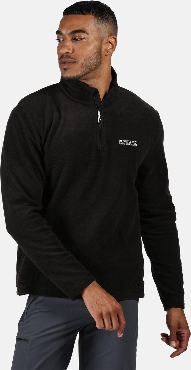 Regatta Thompson Fleece Heren Outdoortrui - Black - Maat XXL
