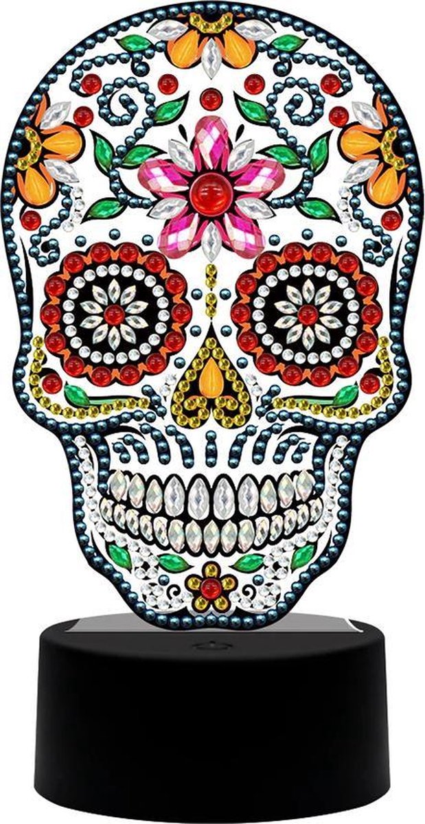 Diamond Painting "JobaStores®" 3D Illusie Lamp Skull