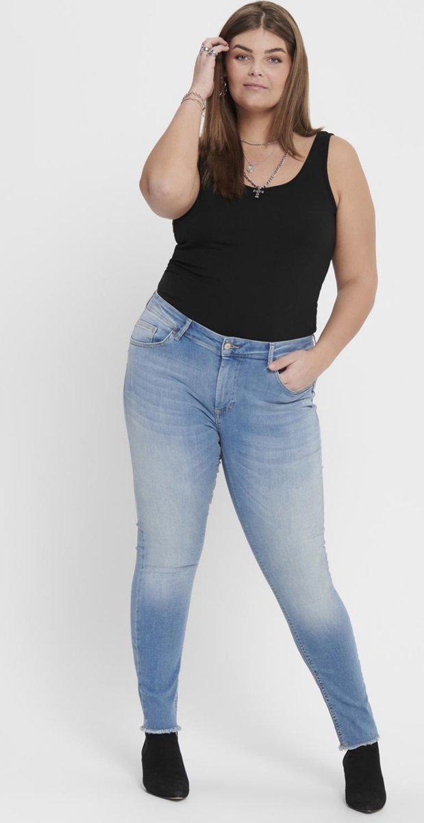 Only Carmakoma Dames Skinny Jeans - Maat XXL (52)