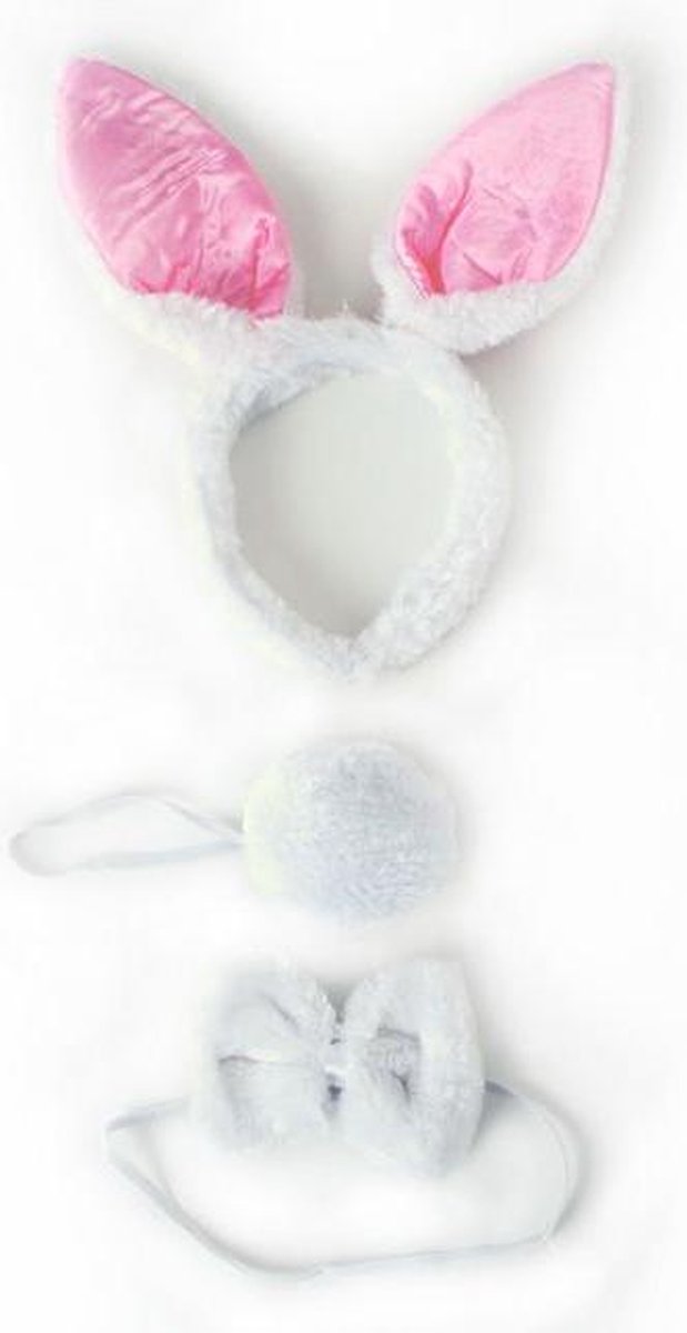 Witte Luxe bunny set