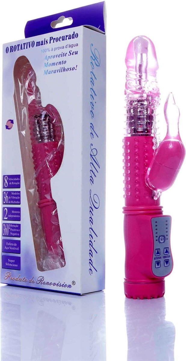 Vibrator-Gus - 36 functies - Roze