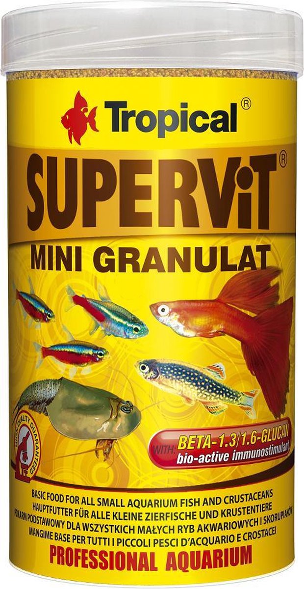 Tropical Supervit Mini Granulaat 250ml | Aquarium Visvoer