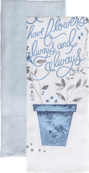 Siretessile Keukendoek Atelier 45 X 65 Cm Katoen Blauw 2 Stuks