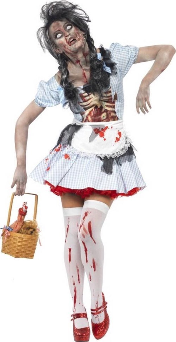 " Halloween Zombie kostuum voor dames - Verkleedkleding - Small"