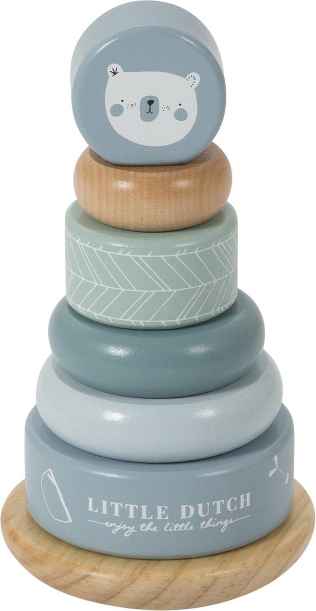 Little Dutch Houten Tuimelring - Blauw