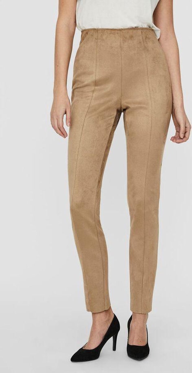VERO MODA LANGE BROEK BEIGE S