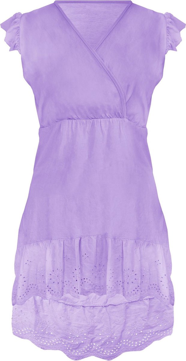 Cotton Lace Dress Lila
