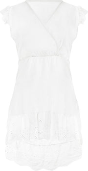 Cotton Lace Dress Wit