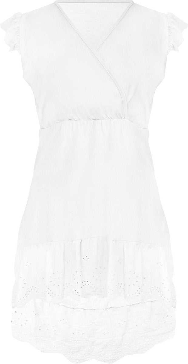 Cotton Lace Dress Wit