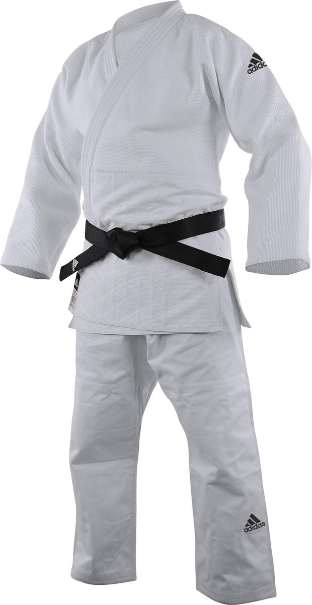 Adidas Judopak Champion II slimfit IJF | Limited Olympic - Product Kleur: Wit / Product Maat: 165