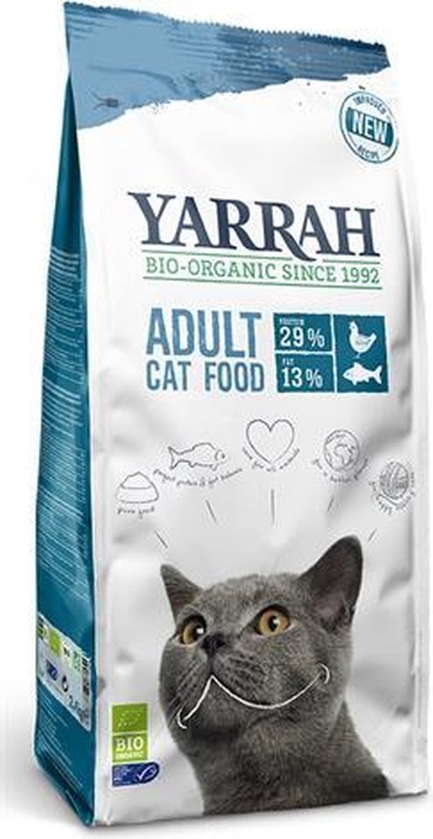 Yarrah cat biologische brokken vis (msc) zonder toegevoegde suikers - 2