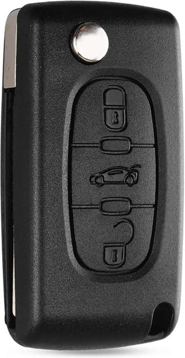 Peugeot Sleutel 3 Knop autosleutel behuizingen Peugeot 107 207 307 307S 308 407 607
