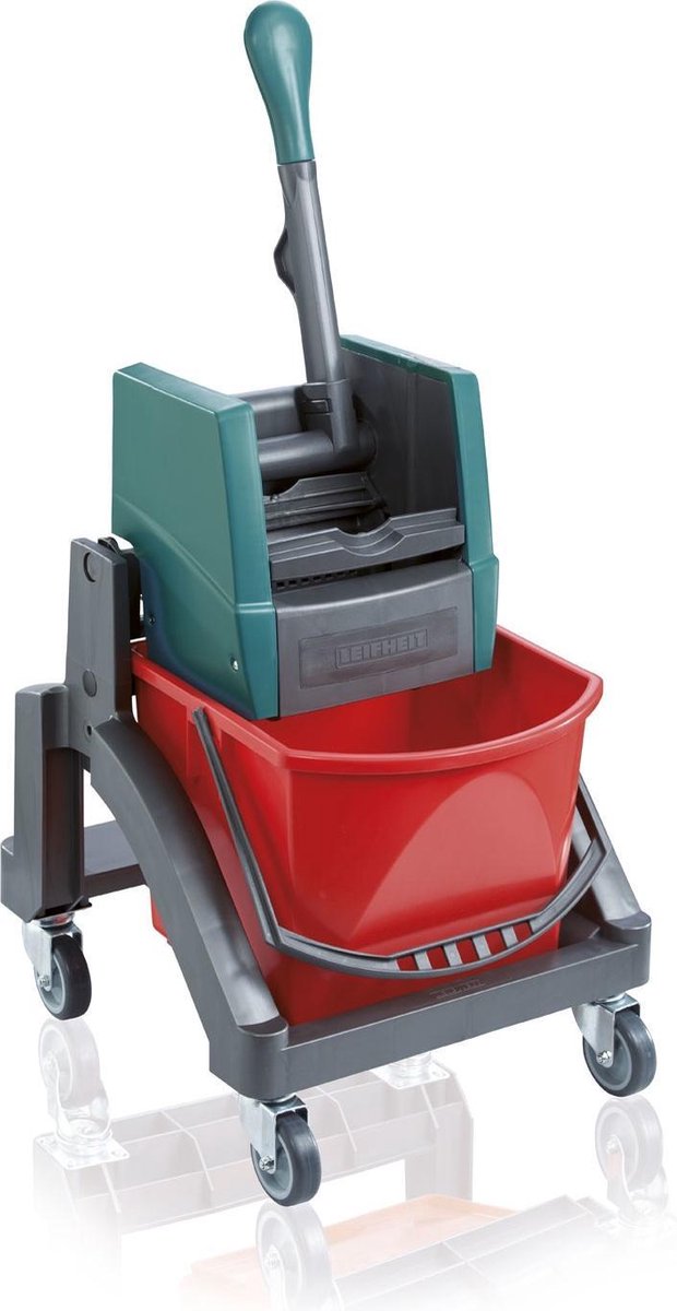 Leifheit Professional Uno Reinigingskar -  17L - 360° Draaiende Wielen