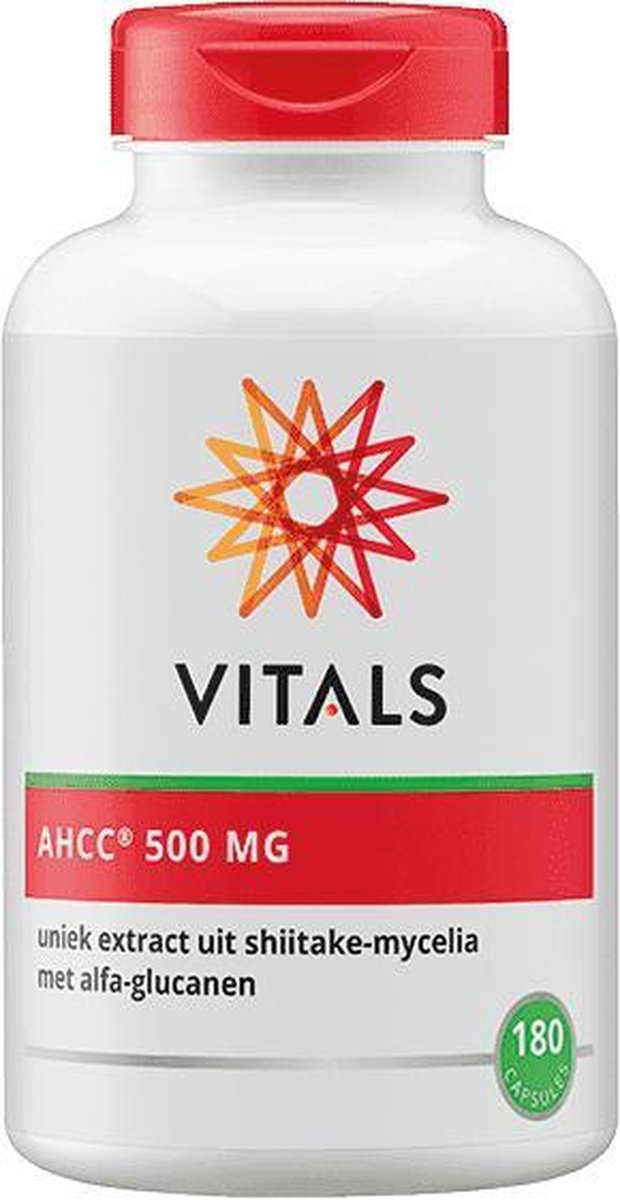 Vitals AHCC 500 mg Voedingssupplementen - 180 vegicaps