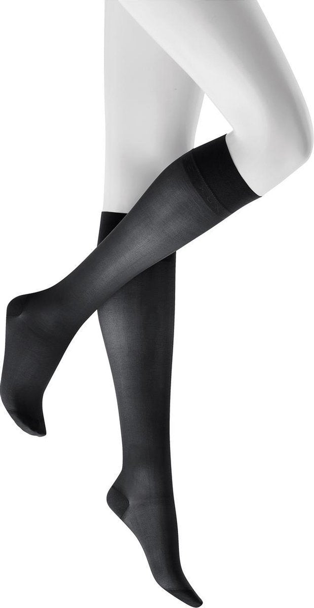 Kunert Fly & Care Dames Kniekousen - Zwart - Maat 39-42