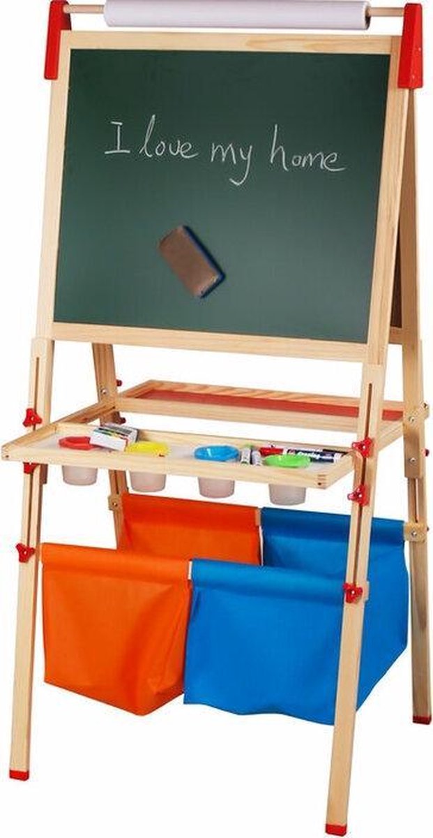 Valetti houten schoolbord wit