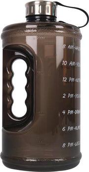 Motivatie Waterfles | Drinkfles | Bidon | 2 LITER | Zwart